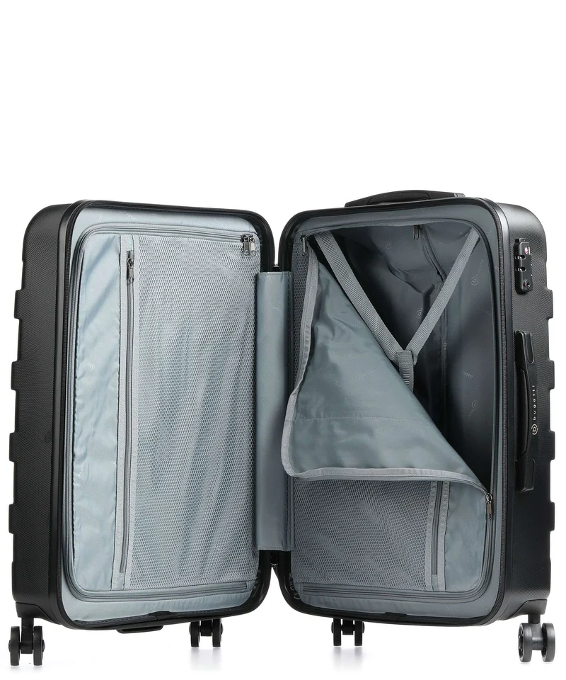 Bugatti Galatea 4-Rollen Trolley Set schwarz