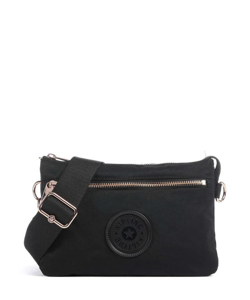 Kipling Charm Riri Zip Umhängetasche black rose spice