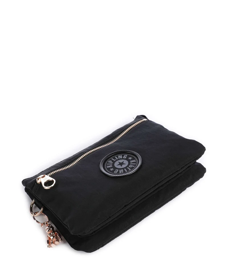 Kipling Charm Riri Zip Umhängetasche black rose spice