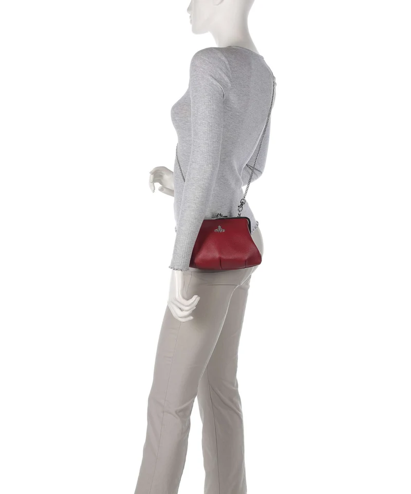 Vivienne Westwood Granny Frame Grain Umhängetasche red