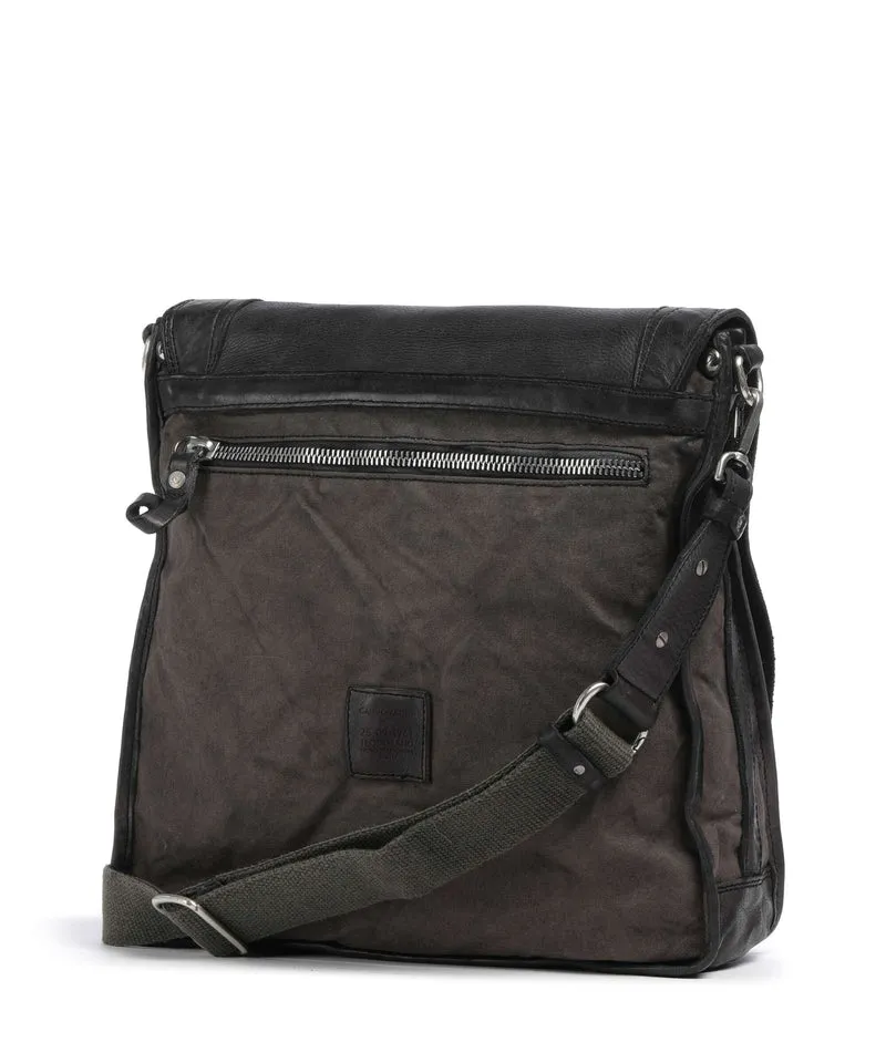 Campomaggi Kuriertasche verde militare/grigio