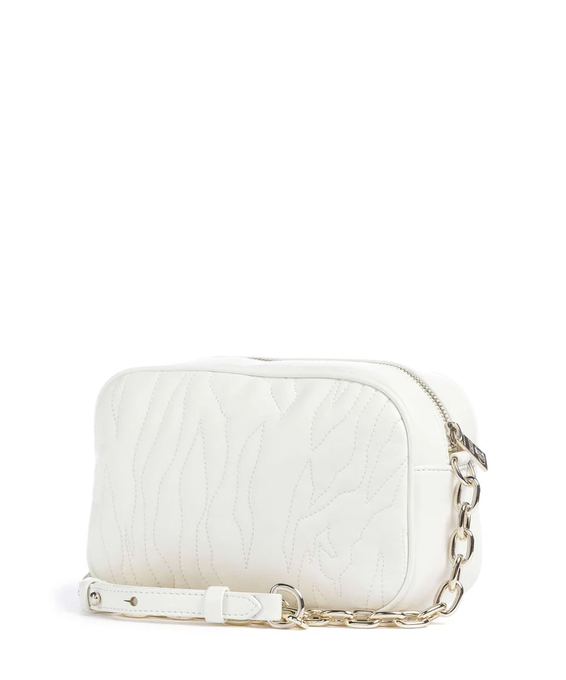 Just Cavalli Quilted Zebra Umhängetasche white
