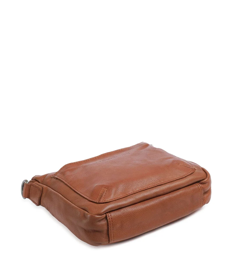 The Chesterfield Brand Washed Waxed Cow Caroline Umhängetasche cognac