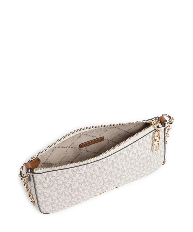 Michael Kors Empire Medium Schultertasche vanilla/acrn