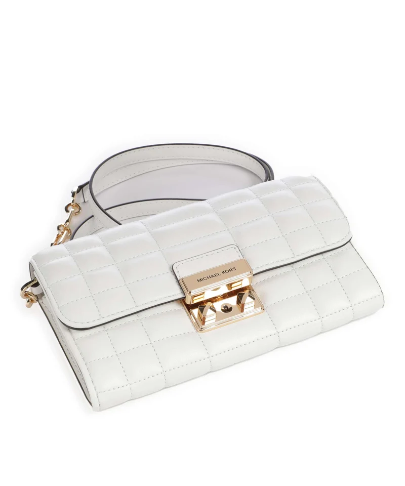 Michael Kors Tribeca Umhängetasche optic white