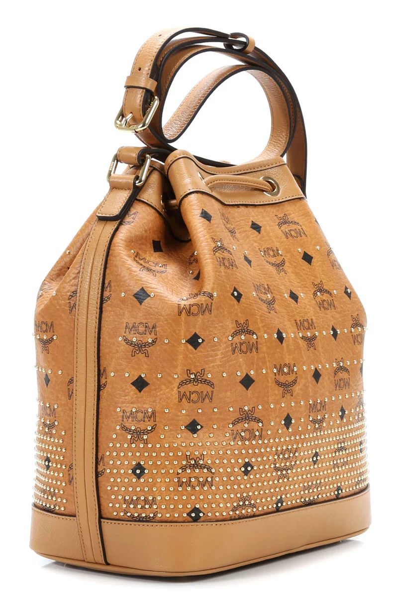 MCM Beuteltasche cognac