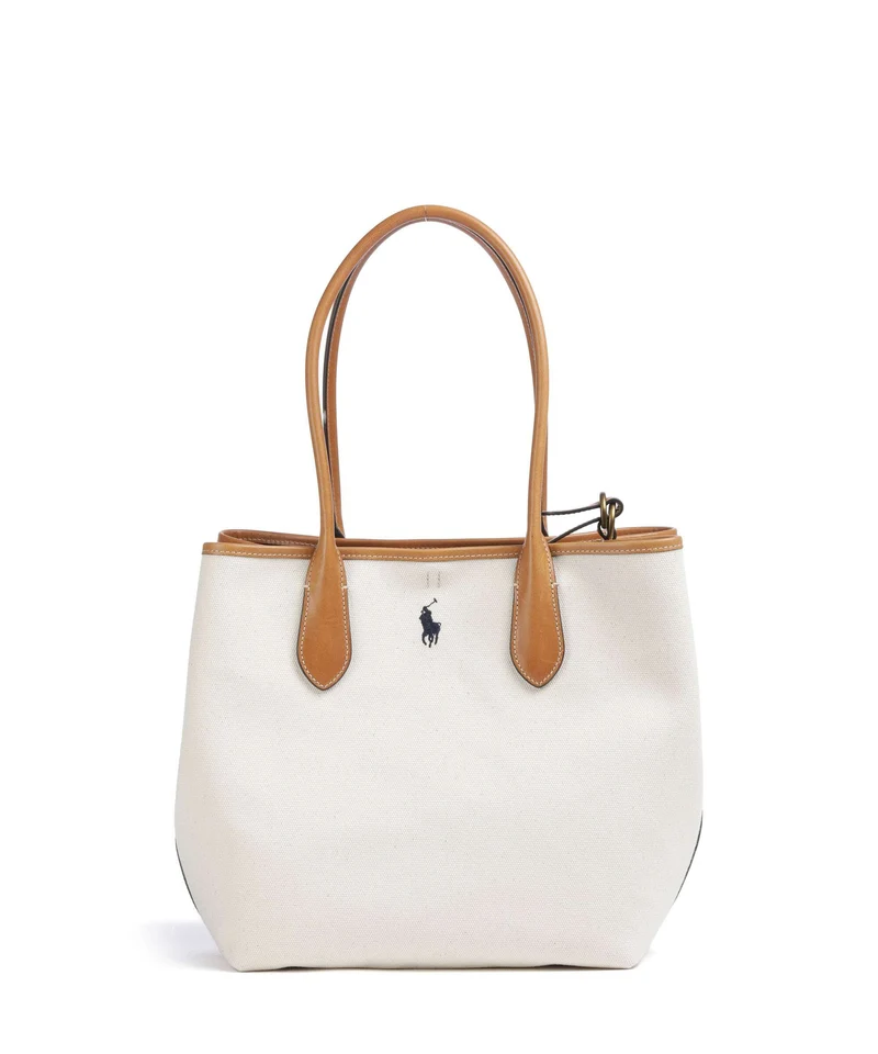 Polo Ralph Lauren Bellport Medium Shopper natural/navy