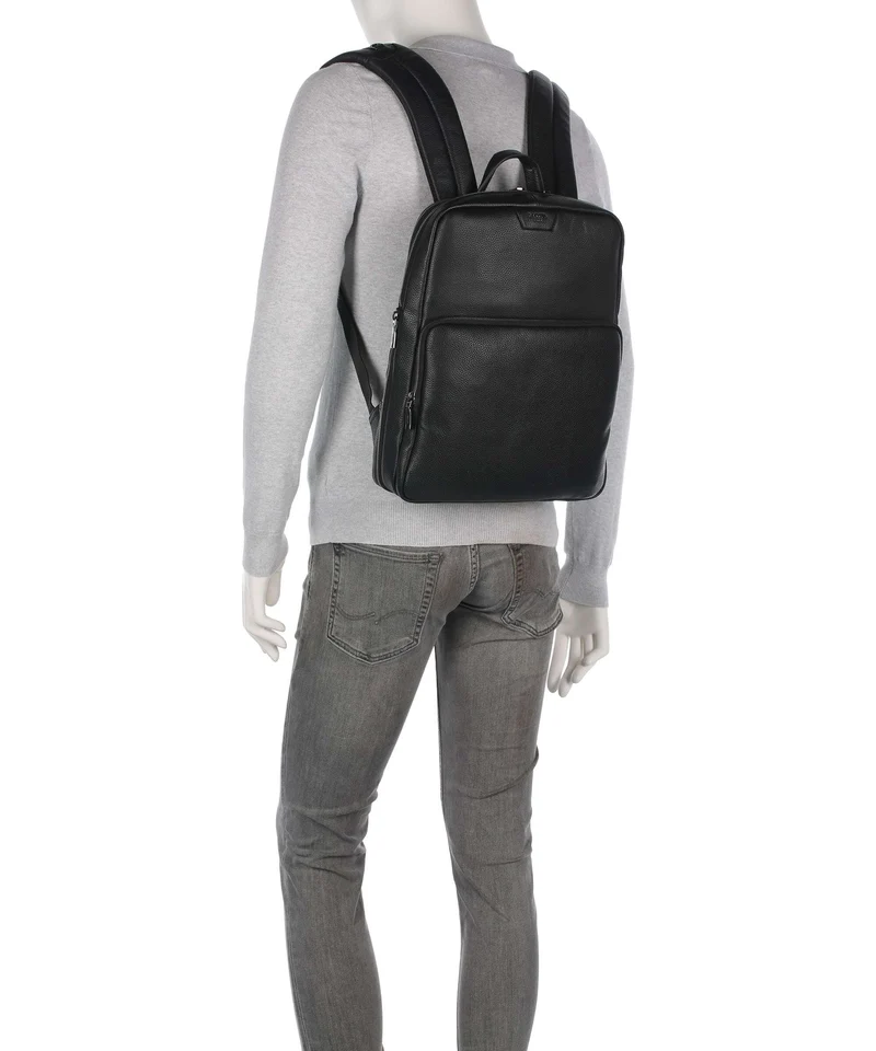 Lancel Côme Rucksack black