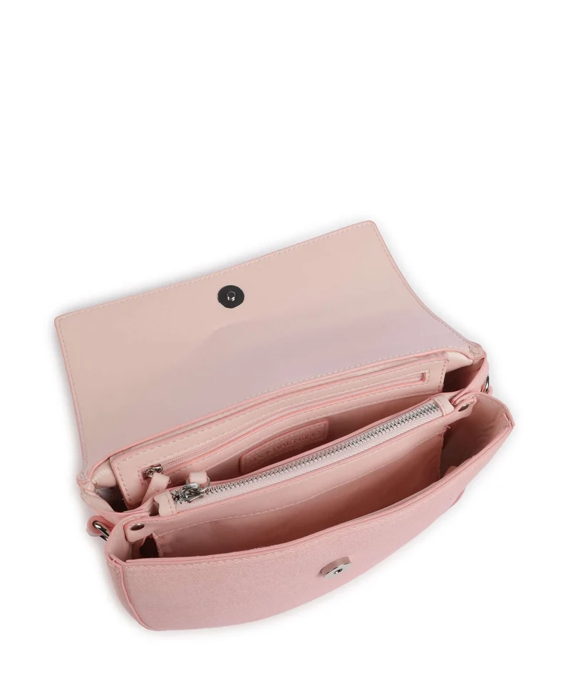 Valentino Bags Bigs Denim Umhängetasche rosa
