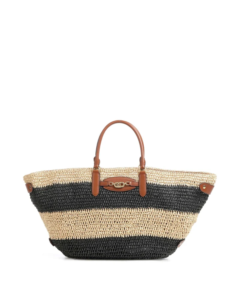 Lauren Ralph Lauren Daphney 40 Straw Handtasche natural/black/lauren tan