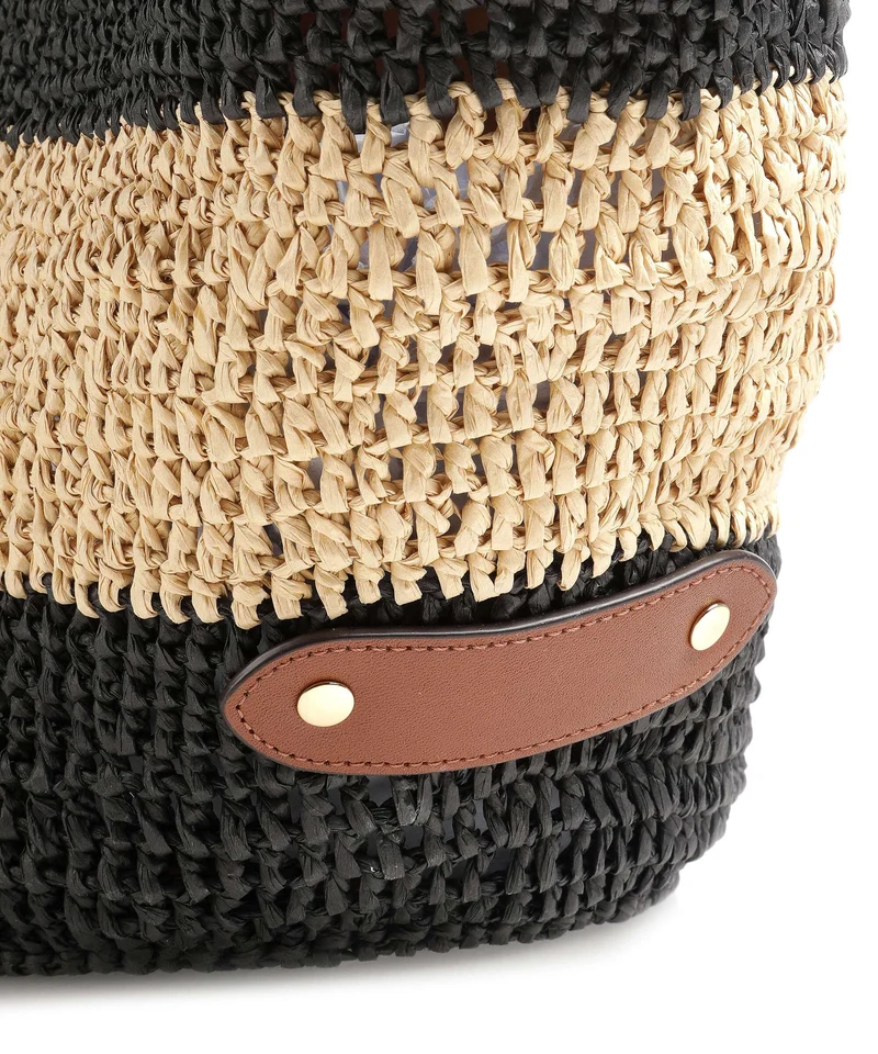 Lauren Ralph Lauren Daphney 40 Straw Handtasche natural/black/lauren tan