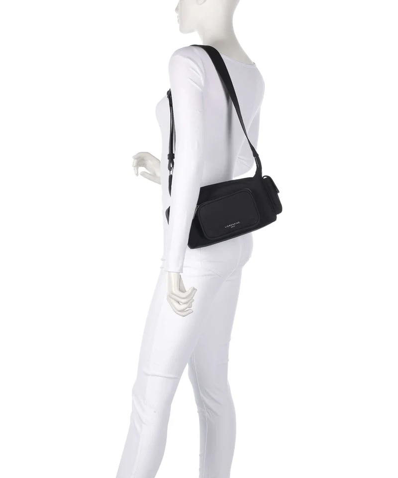 Liebeskind Lila Nylon S Schultertasche black