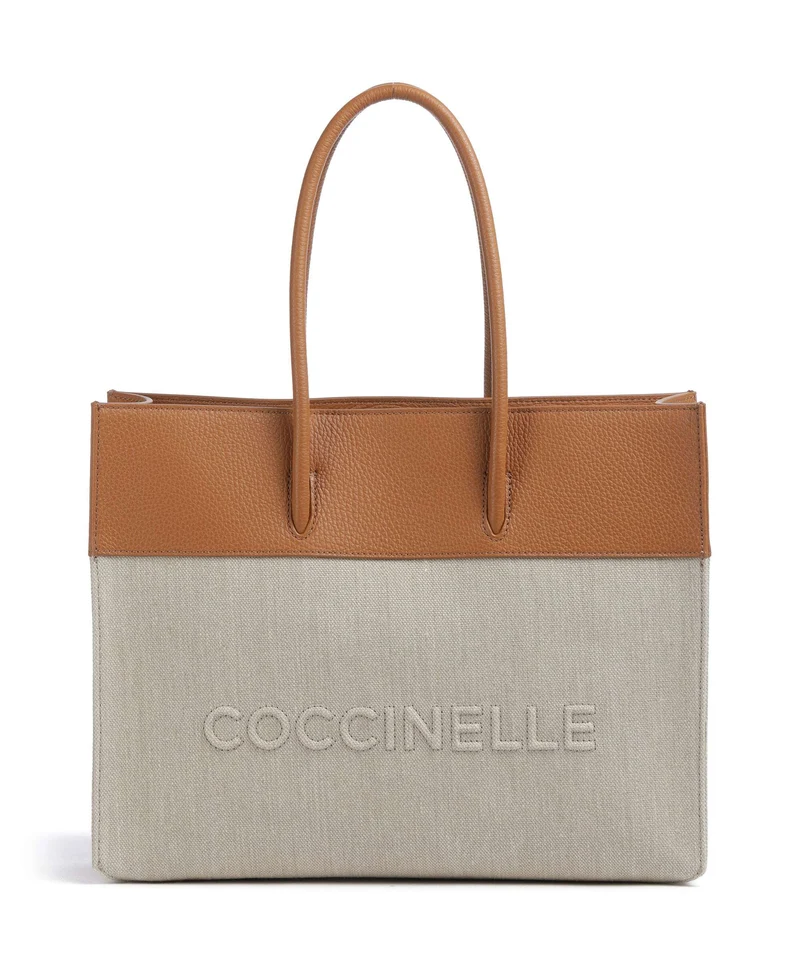 Coccinelle Myrtha Shopper natural/cuir