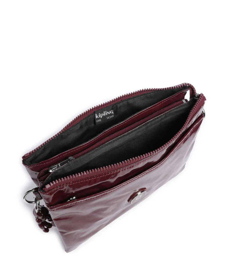 Kipling Elevated Riri L Umhängetasche high gloss wine