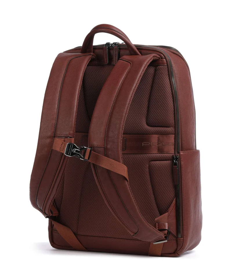 Piquadro Black Square Rucksack tabacco