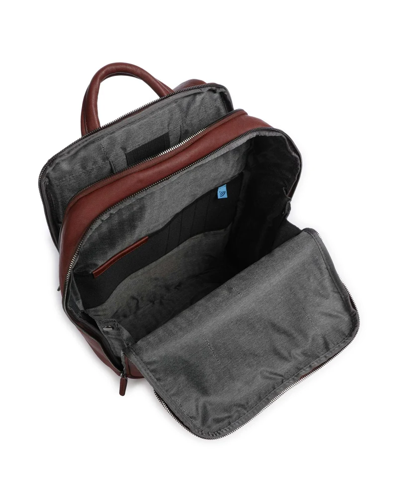 Piquadro Black Square Rucksack tabacco
