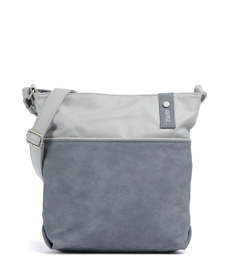 Zwei Jana J10 Schultertasche nubuk sky