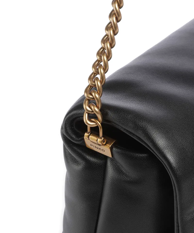 Pinko Love Click Puff Classic Umhängetasche nero/antique gold