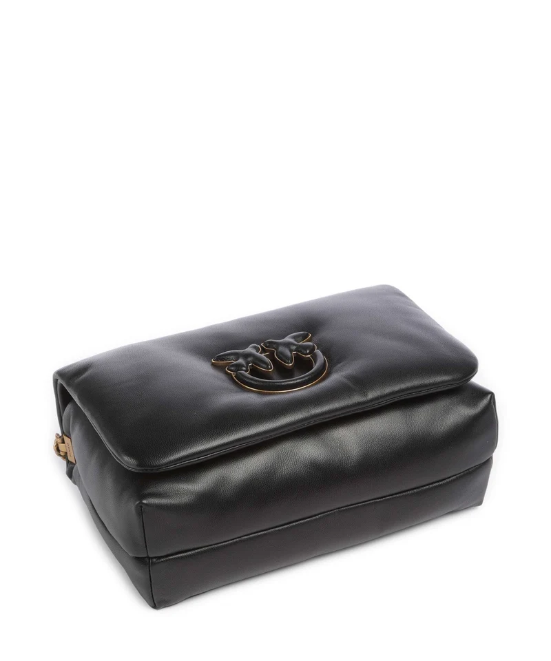 Pinko Love Click Puff Classic Umhängetasche nero/antique gold
