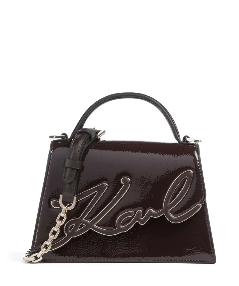 Karl Lagerfeld K/Signature 2.0 Small Umhängetasche tobacco