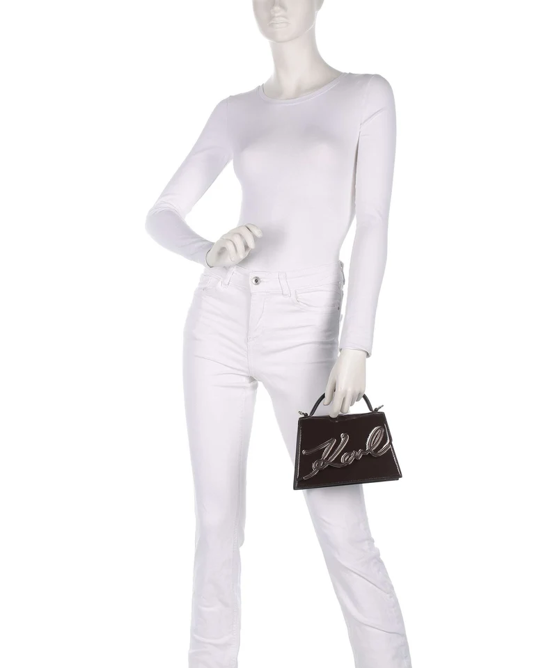 Karl Lagerfeld K/Signature 2.0 Small Umhängetasche tobacco