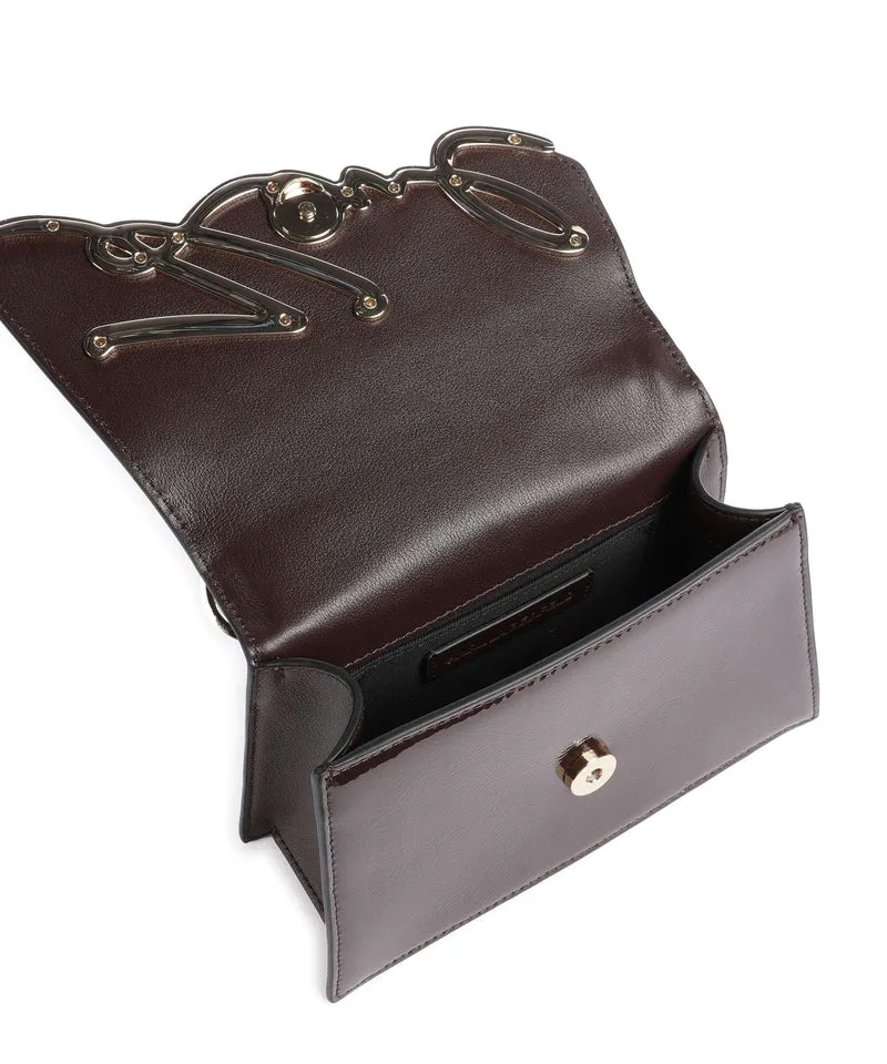 Karl Lagerfeld K/Signature 2.0 Small Umhängetasche tobacco