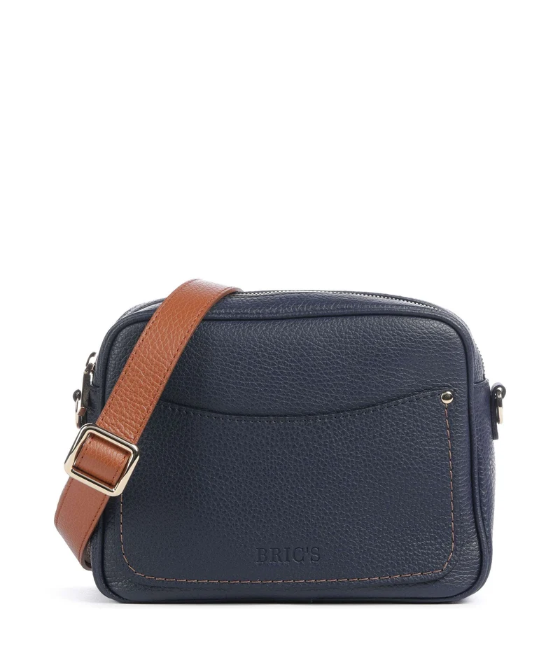 Brics Gondola Magnolia Umhängetasche night blue/caramel