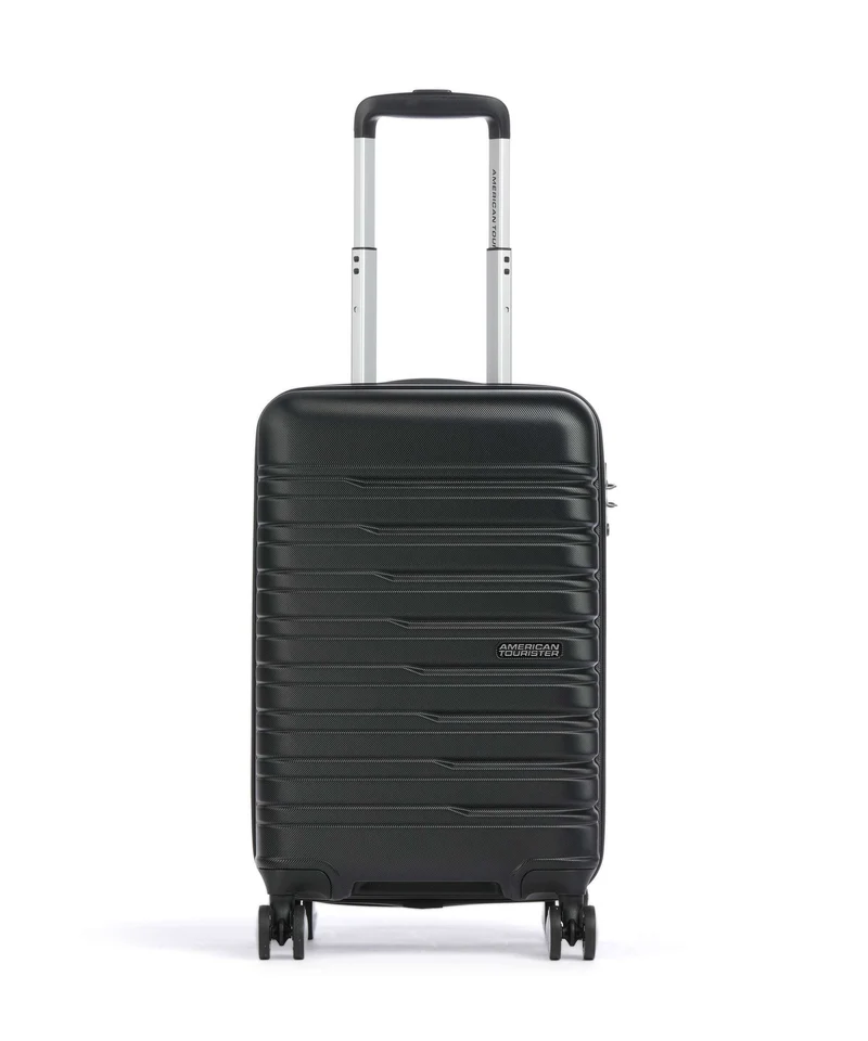 American Tourister Flashline 4-Rollen Trolley shadow black