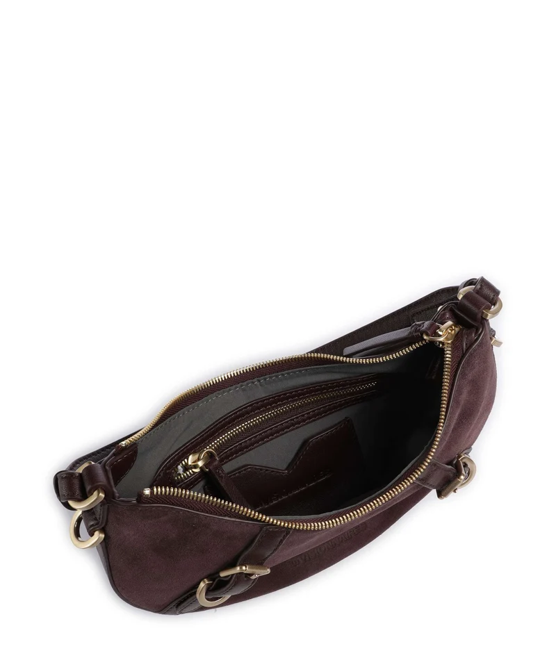 Les Visionnaires Enya Cozy Mini Schultertasche vinyard red