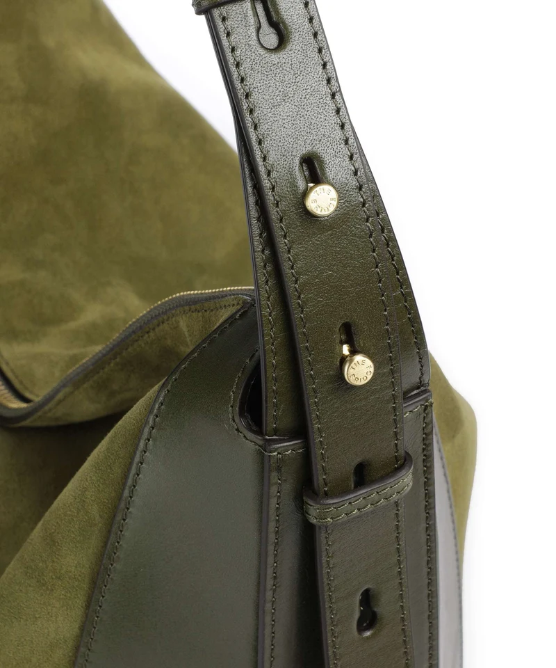 The Bridge Fedora Schultertasche thyme