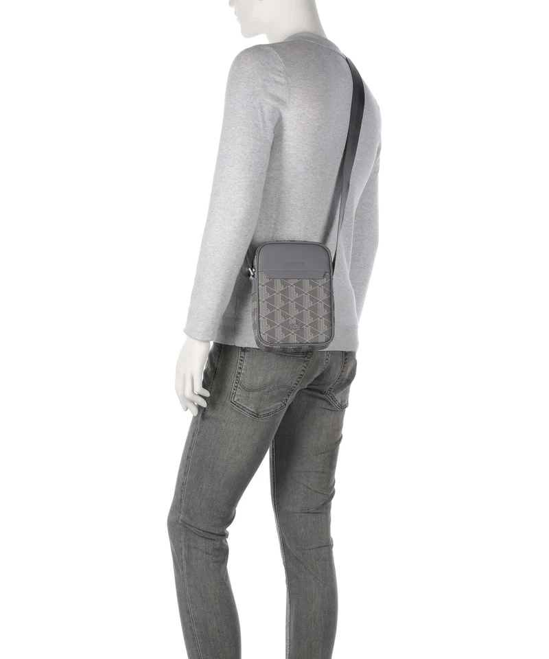 Lacoste The Blend Umhängetasche mono castlerock/string
