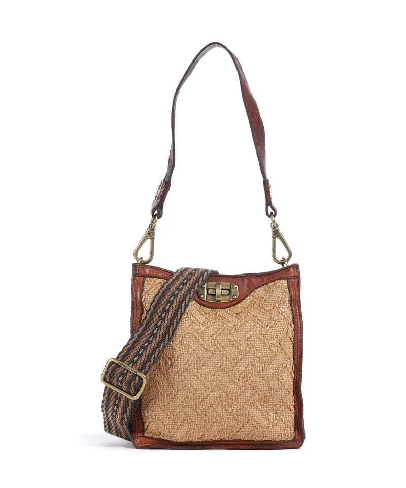Campomaggi Schultertasche naturale/congac