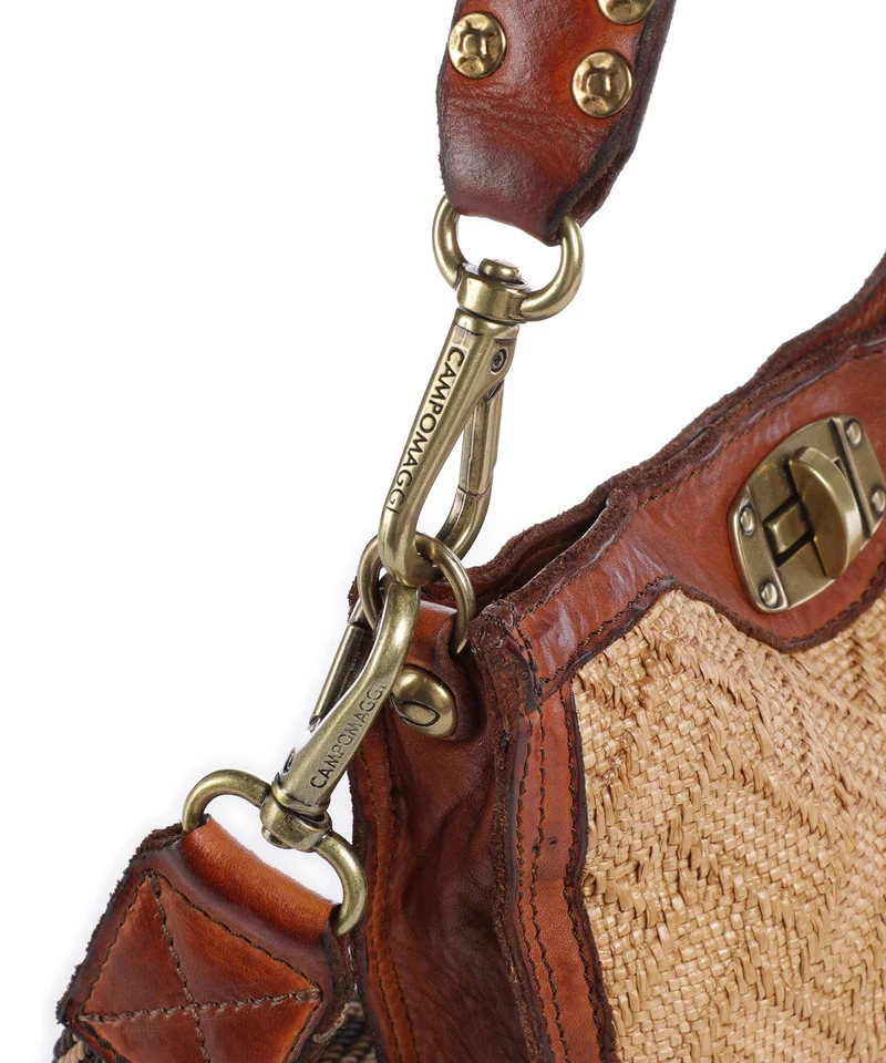Campomaggi Schultertasche naturale/congac