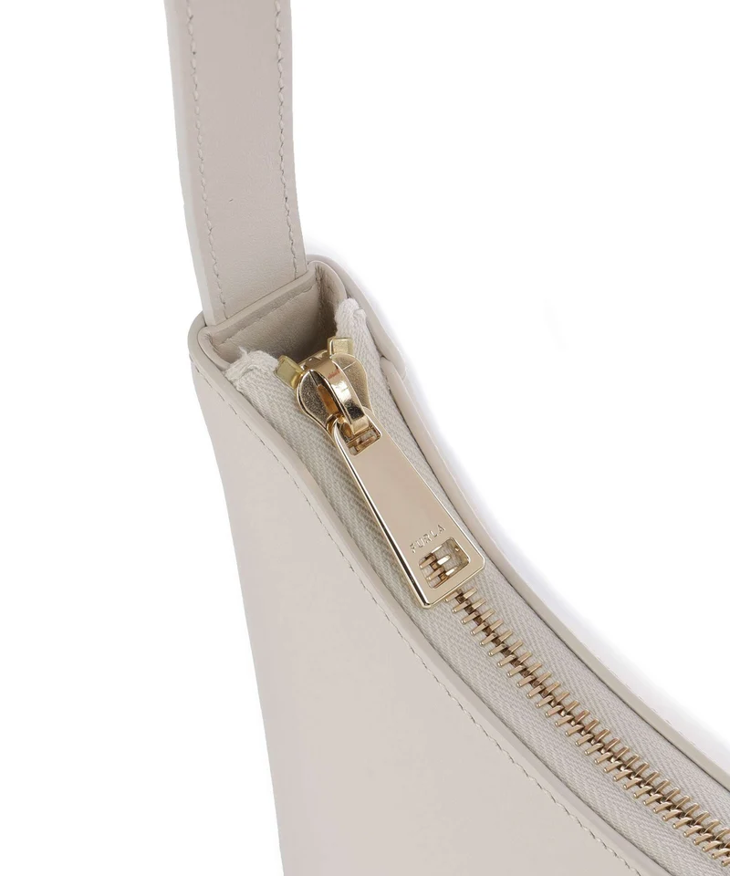 Furla Diamante Mini Schultertasche panna