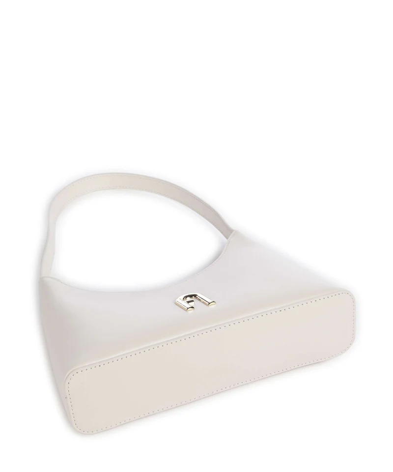 Furla Diamante Mini Schultertasche panna