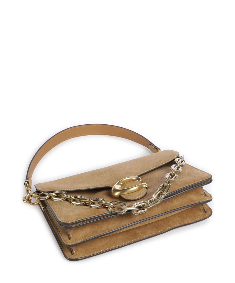 Coach Tabby Chain Schultertasche sand