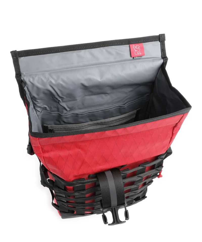 Chrome Barrage 22 Rolltop Rucksack red