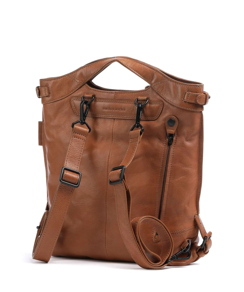 Aunts & Uncles Grandma's Luxury Club Mrs. Peach Crumble Rucksack-Tasche caramel