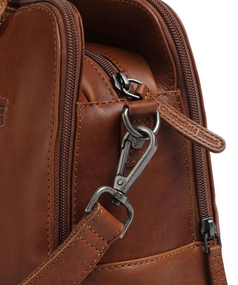 The Chesterfield Brand Wax Pull Up Cow Layton Handtasche cognac