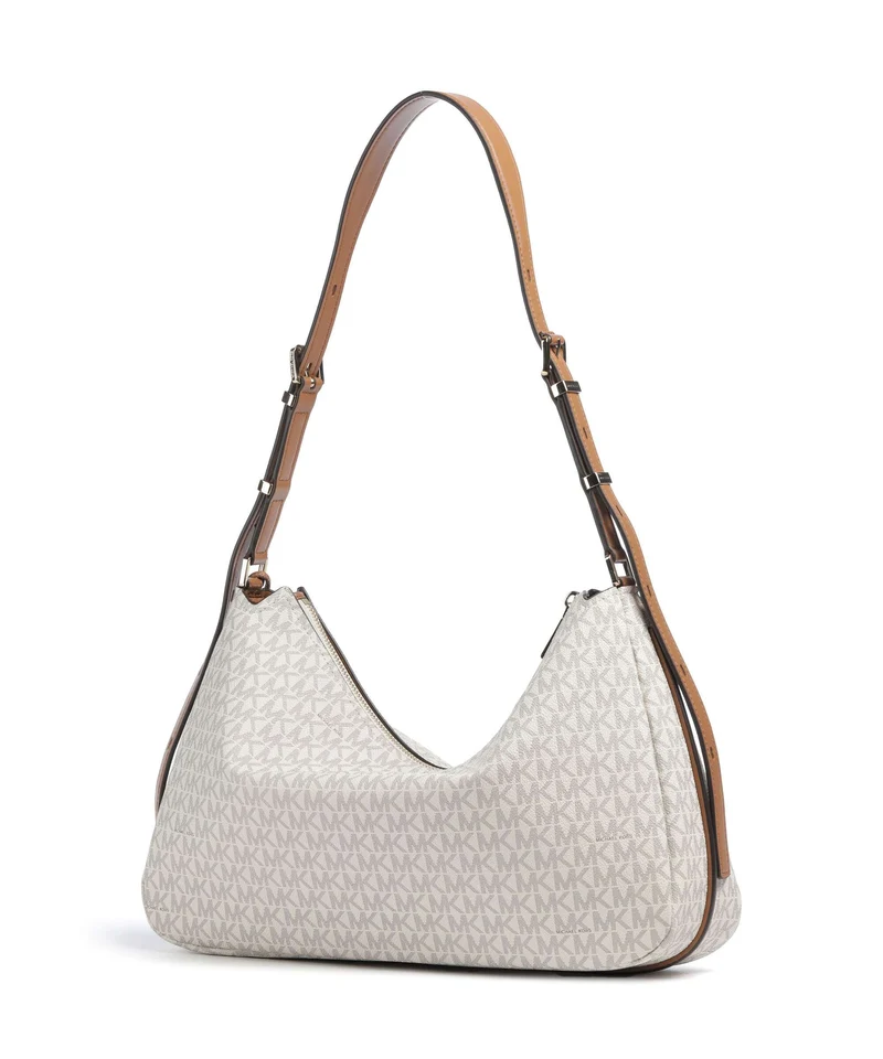 Michael Kors Nolita Medium Beuteltasche vanilla/acorn