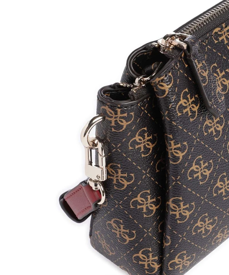 Guess Noelle Q Logo Umhängetasche brown