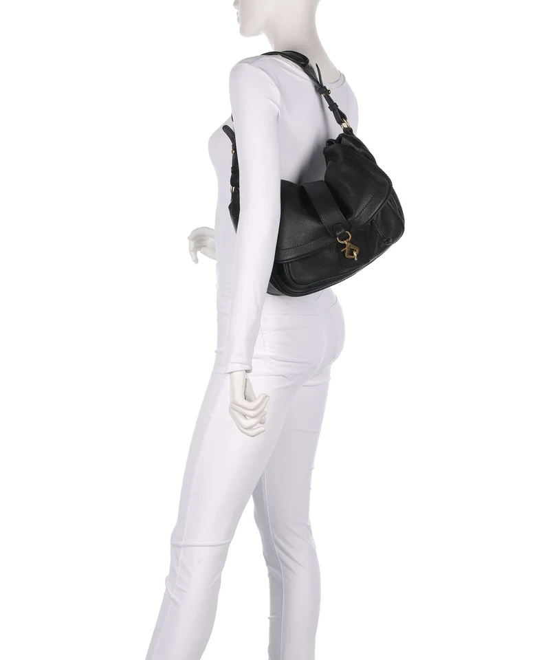 Abro Dalia Star Saddle Beuteltasche black/gold