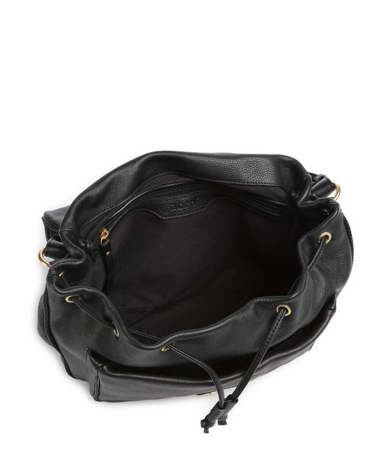 Abro Dalia Star Saddle Beuteltasche black/gold