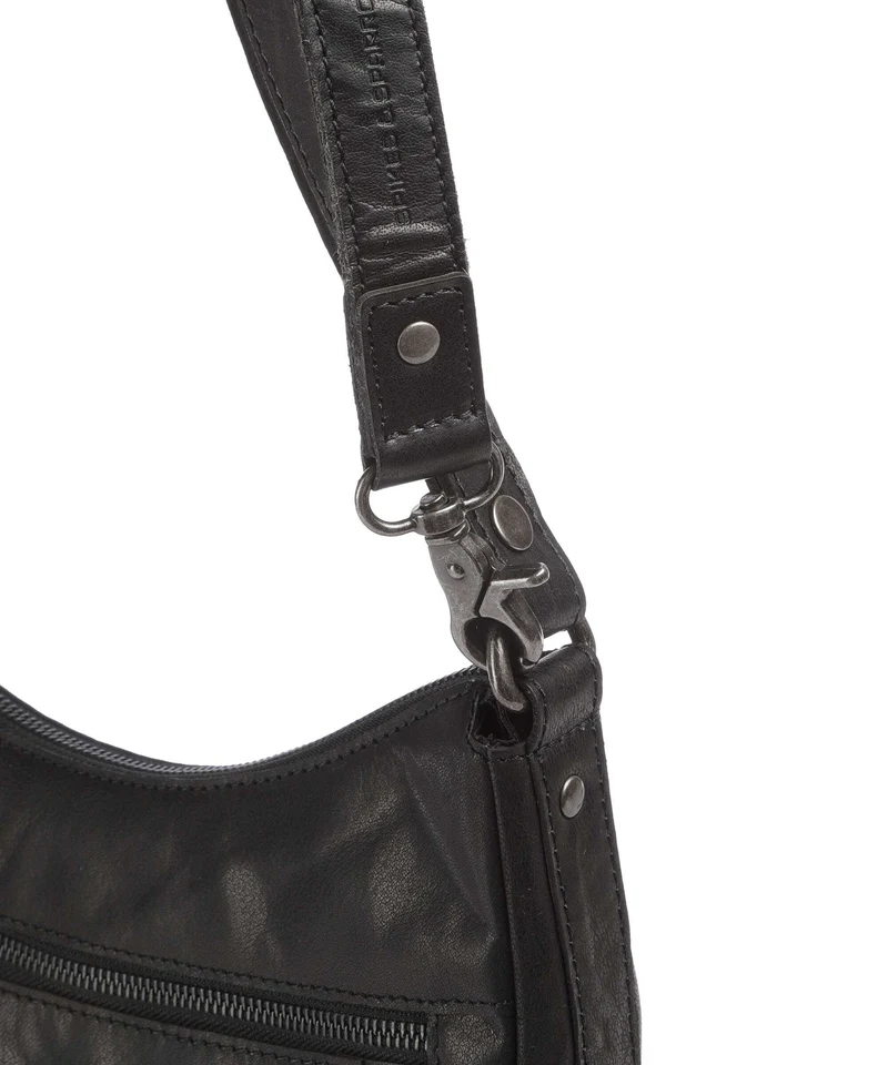 Spikes & Sparrow Bronco Candee Beuteltasche schwarz