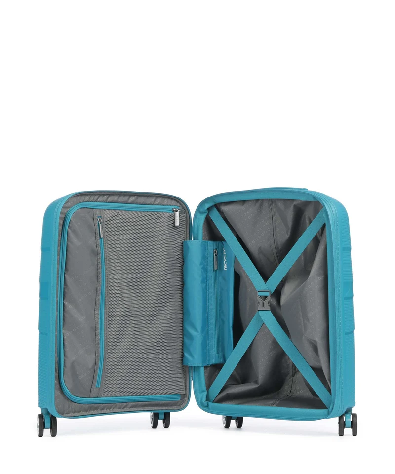 American Tourister Starvibe 4-Rollen Trolley verdigris