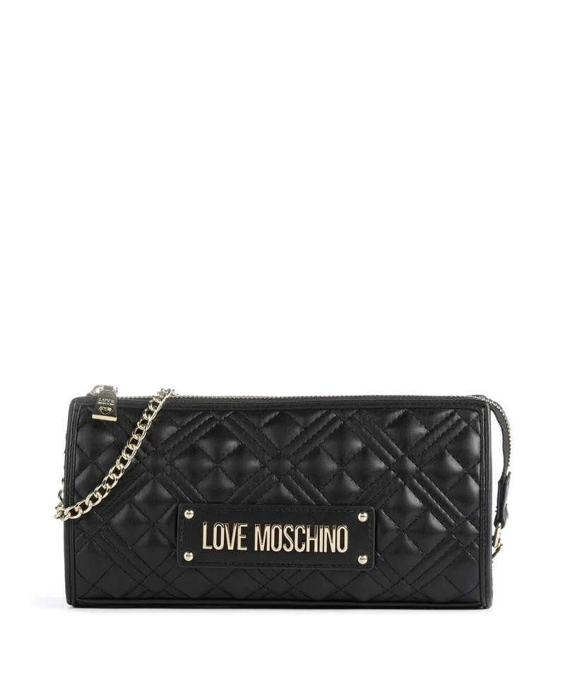 Love Moschino Quilted Schultertasche nero