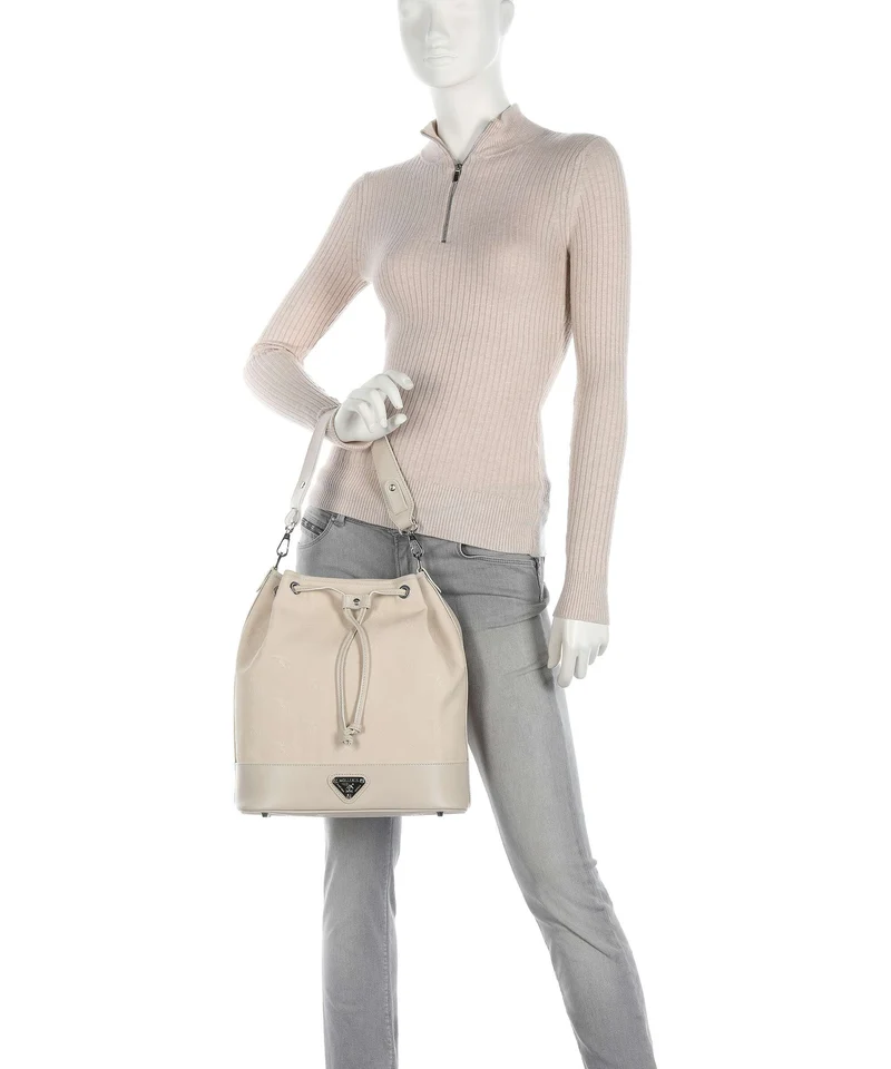 Maison Mollerus Vinerus Niesen Bucket Handtasche pearl