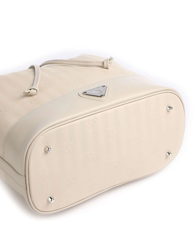 Maison Mollerus Vinerus Niesen Bucket Handtasche pearl