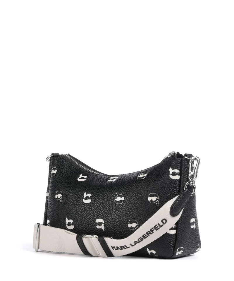 Karl Lagerfeld K/Ikonik Schultertasche karl dot/black