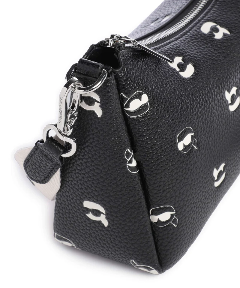 Karl Lagerfeld K/Ikonik Schultertasche karl dot/black